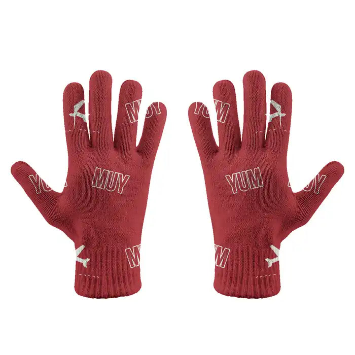 Yuma International Airport (YUM) Gloves - Gloves - Full - Pattern - Red