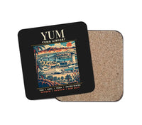 Thumbnail for YUM - Poster - Coaster - Black