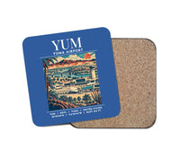 Thumbnail for YUM - Poster - Coaster - Blue