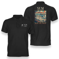 Thumbnail for YUM - Poster - Double-Side Polo - Black