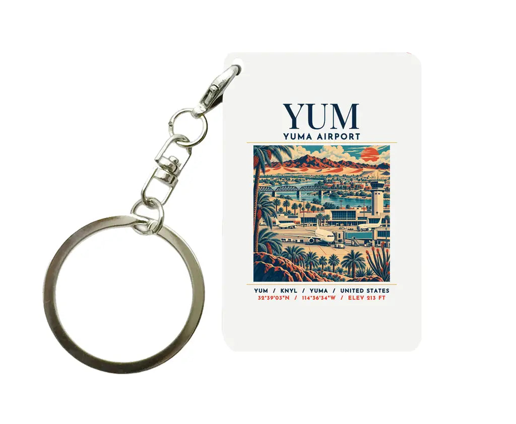 YUM - Poster - Key Chain - White