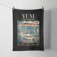 Thumbnail for YUM - Poster - Towel - Black