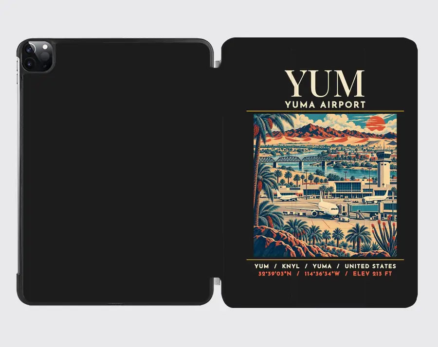 YUM - Poster - iPad Case - Black