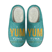 Thumbnail for Yuma International Airport (YUM) Slippers & Flip Flops - Slippers - Cotton - Code - Same - Turquoise