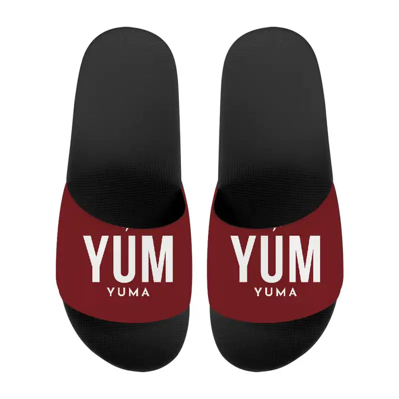 Yuma International Airport (YUM) Slippers & Flip Flops - Slippers - Sport - Code - Dark Red