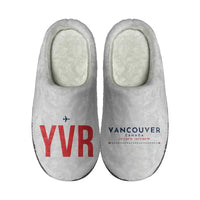 Thumbnail for Vancouver International Airport (YVR) Slippers & Flip Flops - Slippers - Cotton - Code - Different - Light Gray