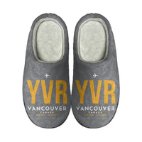 Thumbnail for Vancouver International Airport (YVR) Slippers & Flip Flops - Slippers - Cotton - Code - Same - Gray