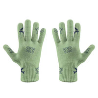 Thumbnail for Prince George Airport (YXS) Gloves - Gloves - Full - Pattern - Light Green