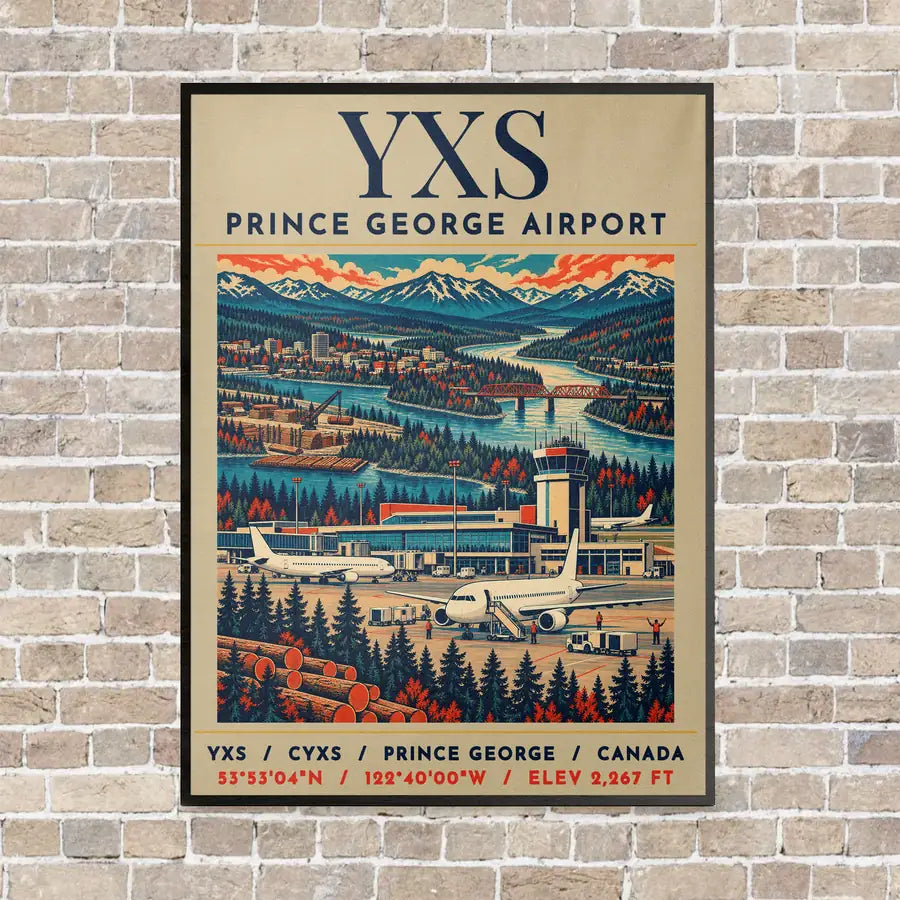 YXS - Poster - Canvas Framed - Beige