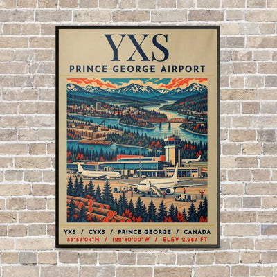 YXS - Poster - Canvas Framed - Beige