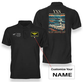 Prince George Airport (YXS) Premium Polo T-Shirts