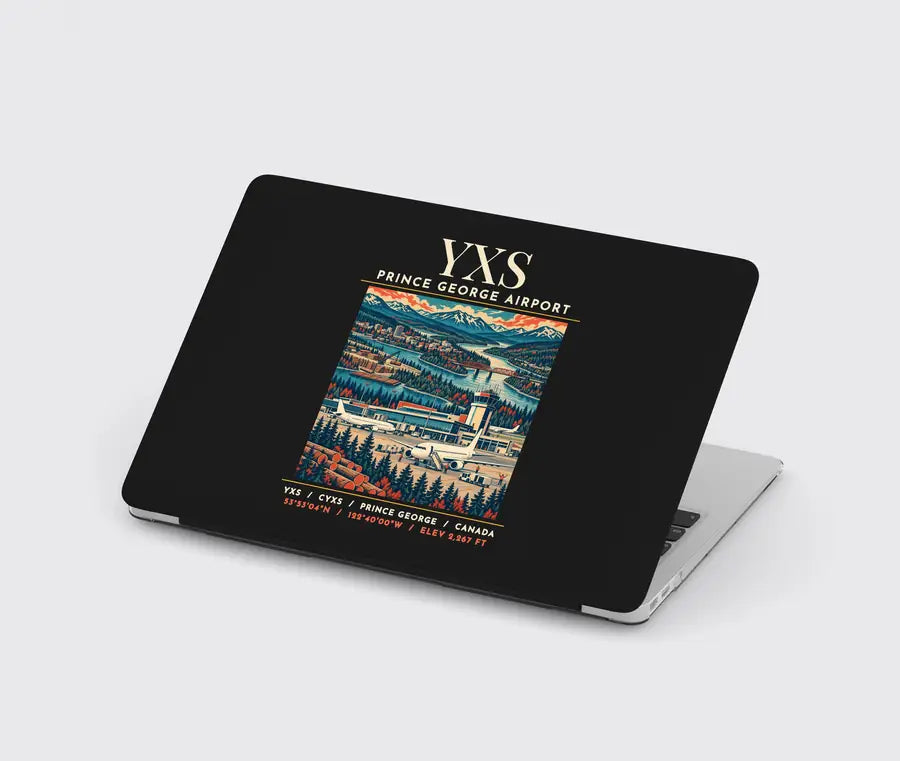 YXS - Poster - MacBook Case - Black