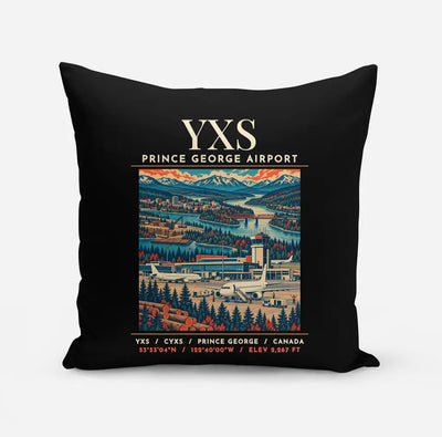 YXS - Poster - Pillow - Black