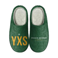 Thumbnail for Prince George Airport (YXS) Slippers & Flip Flops - Slippers - Cotton - Code - Different - Green