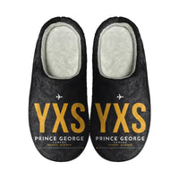 Thumbnail for Prince George Airport (YXS) Slippers & Flip Flops - Slippers - Cotton - Code - Same - Black