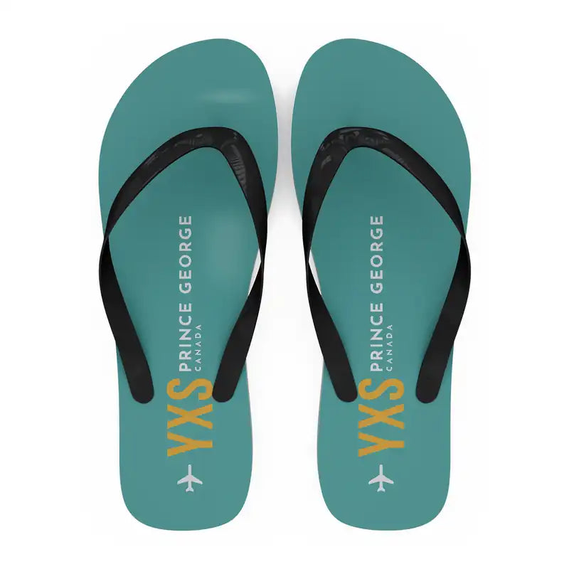 Prince George Airport (YXS) Slippers & Flip Flops - Slippers - Flip Flops - Code - Turquoise
