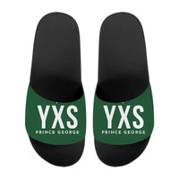 Thumbnail for Prince George Airport (YXS) Slippers & Flip Flops - Slippers - Sport - Code - Green