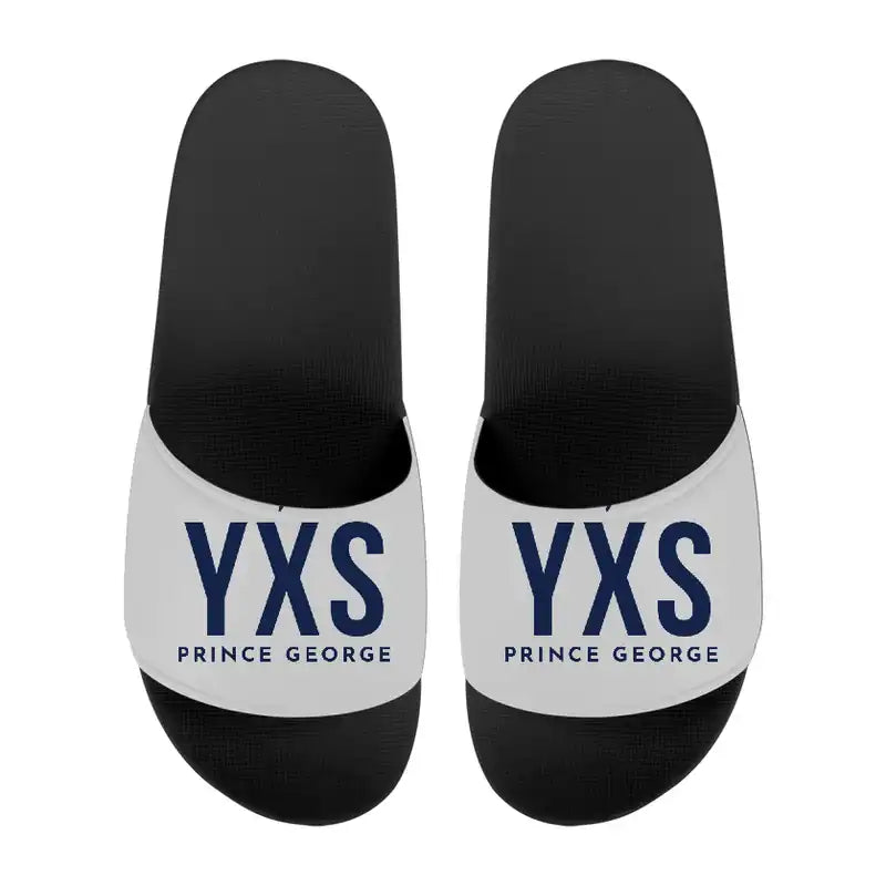 Prince George Airport (YXS) Slippers & Flip Flops - Slippers - Sport - Code - Light Gray