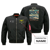 Thumbnail for YXU - Poster - Bomber Jacket - Black + NAME