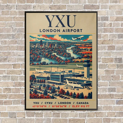 YXU - Poster - Canvas Framed - Beige