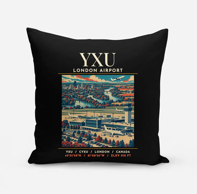 YXU - Poster - Pillow - Black