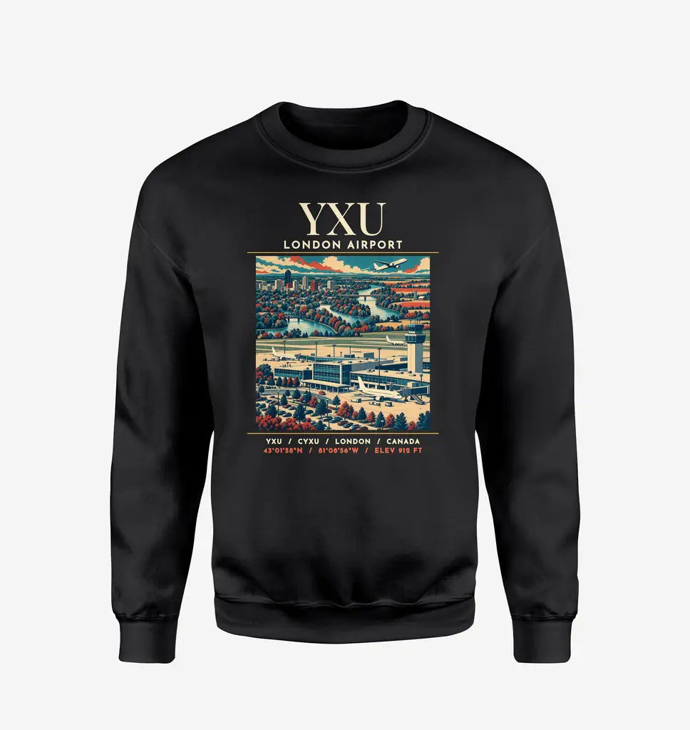 YXU - Poster - Sweatshirt - Black