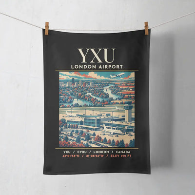 YXU - Poster - Towel - Black