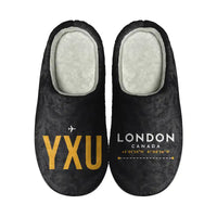 Thumbnail for London International Airport (YXU) Slippers & Flip Flops - Slippers - Cotton - Code - Different - Black