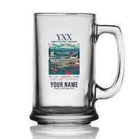 Thumbnail for Abbotsford International Airport (YXX) Glasses - Poster + Name - Beer Glass with Holder