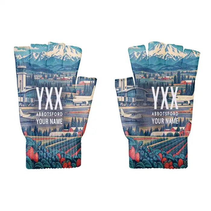 Abbotsford International Airport (YXX) Gloves - Gloves - Cut - 3D + Name