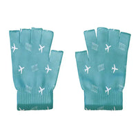 Thumbnail for Abbotsford International Airport (YXX) Gloves - Gloves - Cut - Pattern - Turquoise