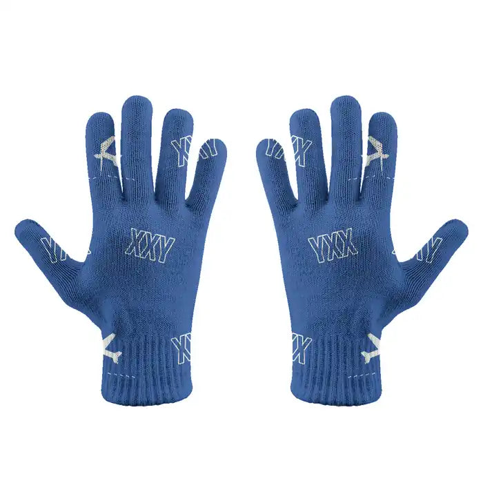 Abbotsford International Airport (YXX) Gloves - Gloves - Full - Pattern - Blue