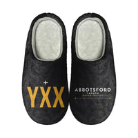 Thumbnail for Abbotsford International Airport (YXX) Slippers & Flip Flops - Slippers - Cotton - Code - Different - Black