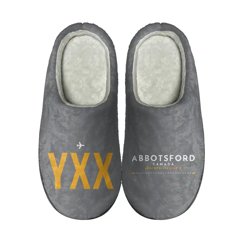 Abbotsford International Airport (YXX) Slippers & Flip Flops - Slippers - Cotton - Code - Different - Gray
