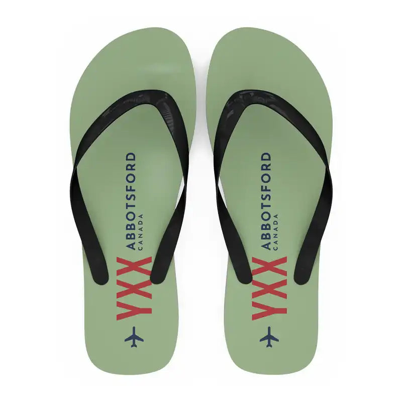 Abbotsford International Airport (YXX) Slippers & Flip Flops - Slippers - Flip Flops - Code - Light Green