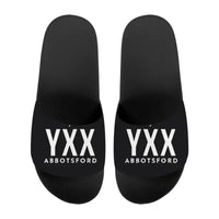 Thumbnail for Abbotsford International Airport (YXX) Slippers & Flip Flops - Slippers - Sport - Code - Black