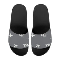 Thumbnail for Abbotsford International Airport (YXX) Slippers & Flip Flops - Slippers - Sport - Pattern - Gray