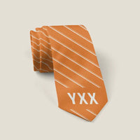 Thumbnail for Abbotsford International Airport (YXX) Ties - Tie - Stripe - Orange