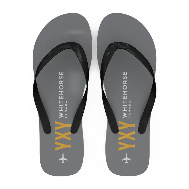 Erik Nielsen Whitehorse International Airport (YXY) Slippers & Flip Flops - Slippers - Flip Flops - Code - Gray