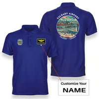 Thumbnail for YYC - Badge - Double-Side Polo - Blue + Name