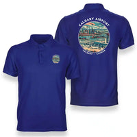 Thumbnail for YYC - Badge - Double-Side Polo - Blue