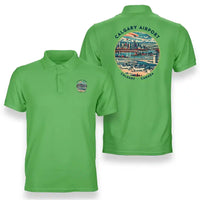 Thumbnail for YYC - Badge - Double-Side Polo - Light Green