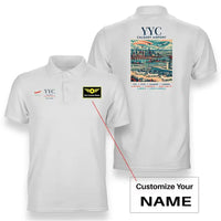 Thumbnail for YYC - Poster - Double-Side Polo - White + Name