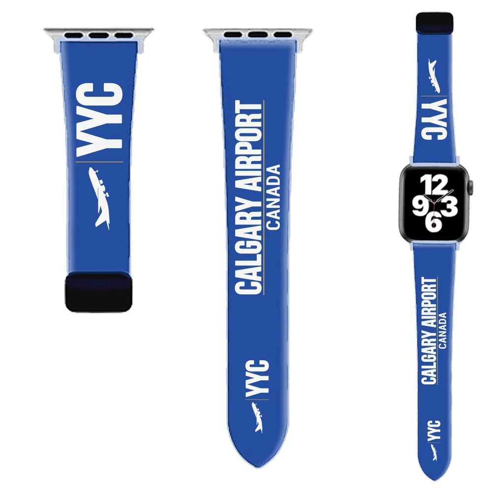 WBV6 | YYC Calgary International Airport | Blue (Magnetic Band)