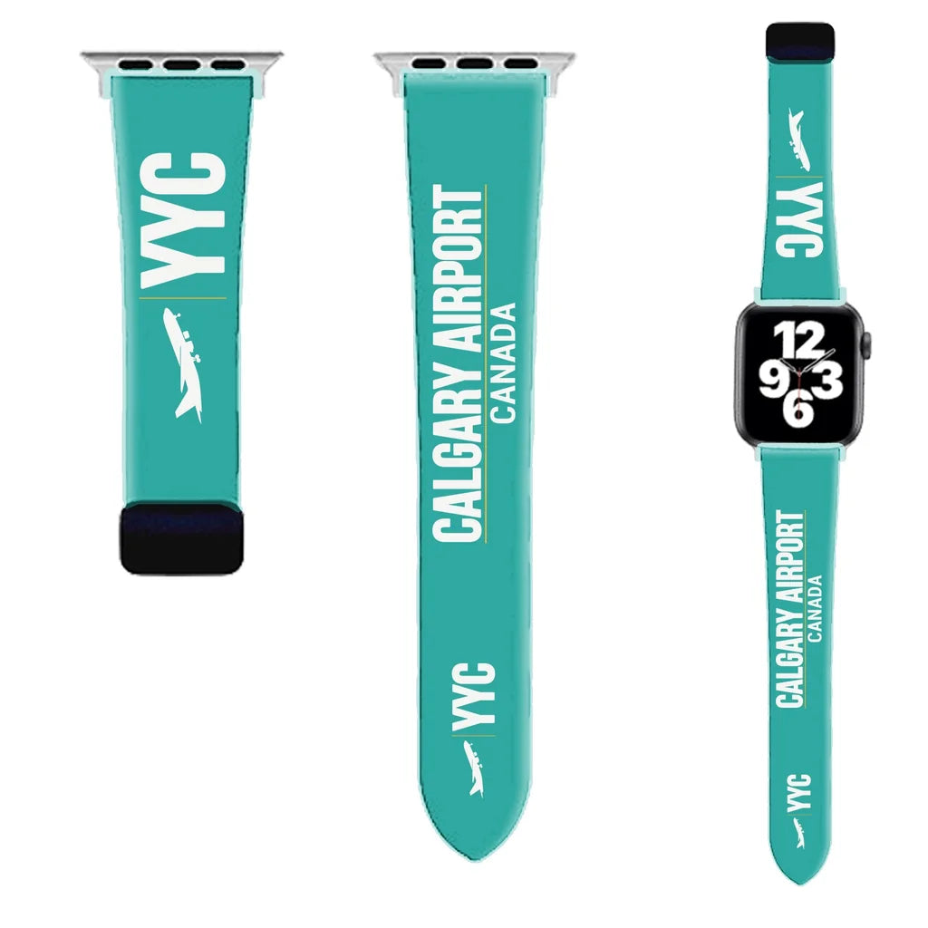 WBV6 | YYC Calgary International Airport | Turquoise (Magnetic Band)