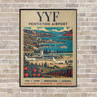 YYF - Poster - Canvas Framed - Beige