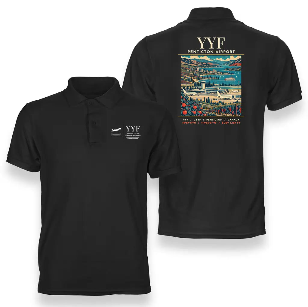 YYF - Poster - Double-Side Polo - Black