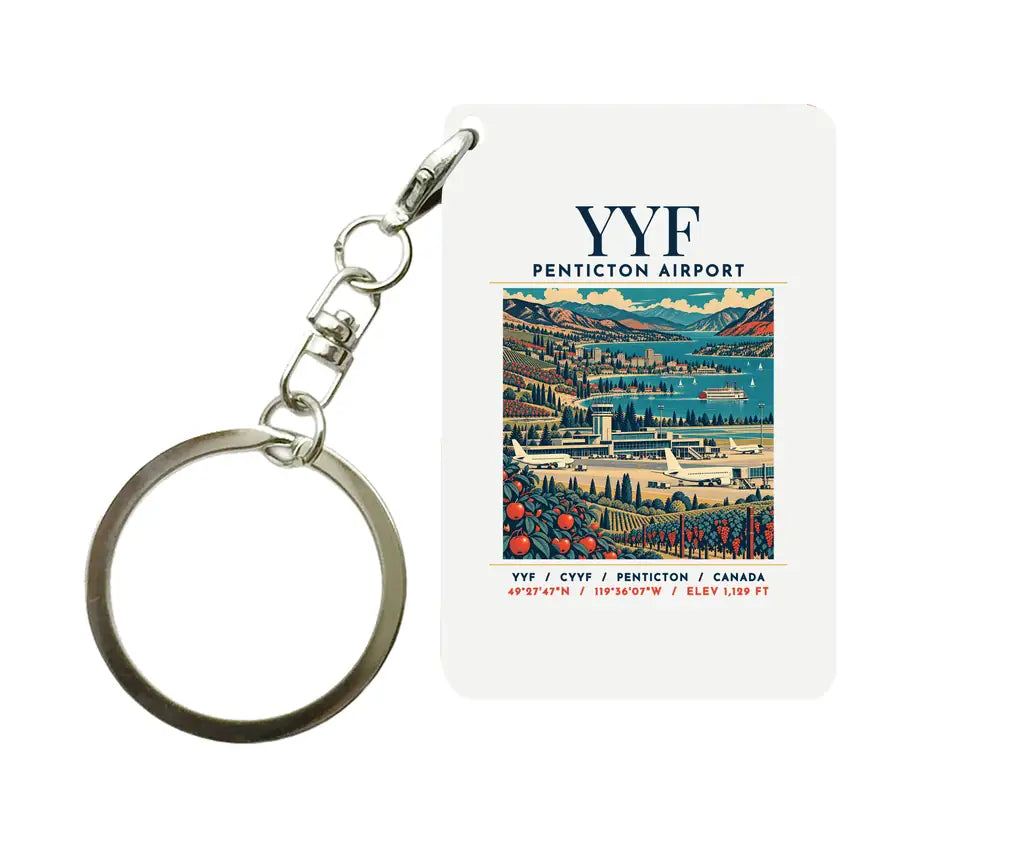 YYF - Poster - Key Chain - White