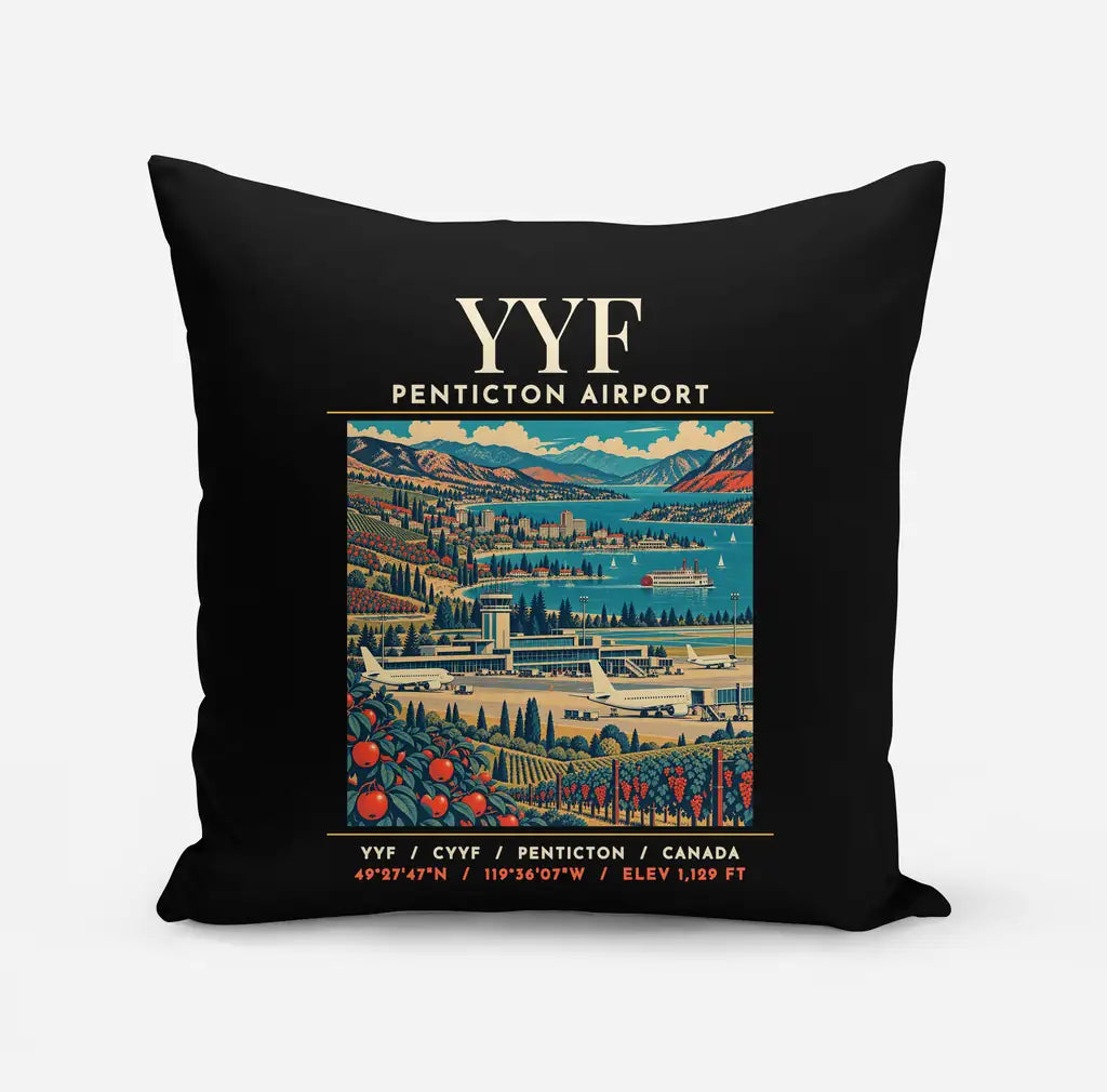 YYF - Poster - Pillow - Black