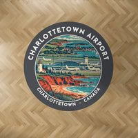 Thumbnail for Charlottetown Airport (YYG) Carpets - Carpet Round - Badge - Dark Gray